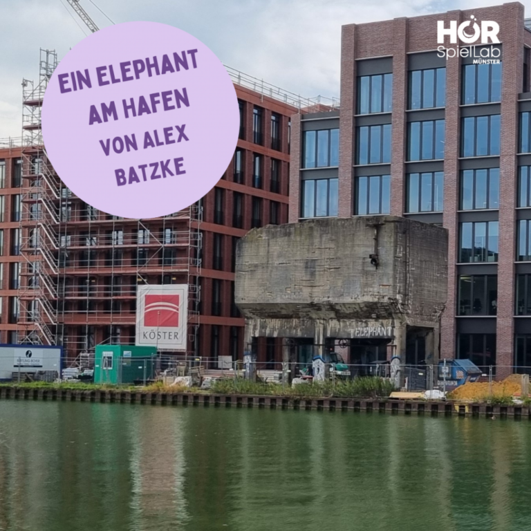 Ein Elephant am Hafen